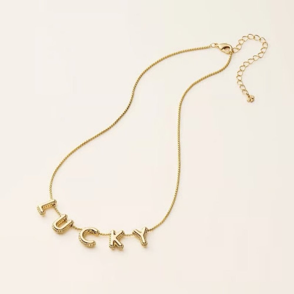 Kate Spade x Target Lucky Bubble Charm Necklace NIB